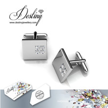 Destiny Jewellery Crystal From Swarovski Square 2 Cufflinks